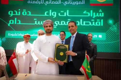 La Mauritanie et le sultaant d’Oman renforcent leur partenariat numérique par la signature de plusieurs protocoles d’accord