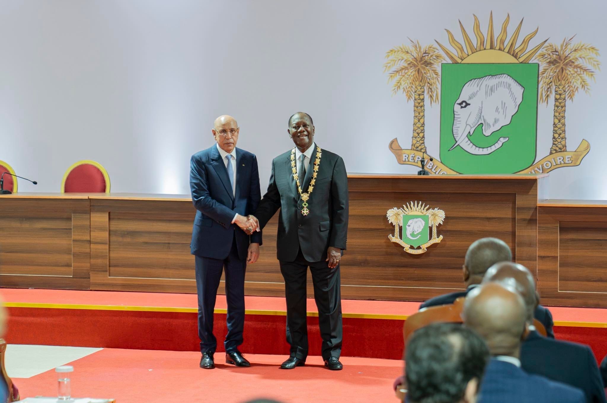 Le président Ghazouani en visite d’amitié en Côte d’Ivoire