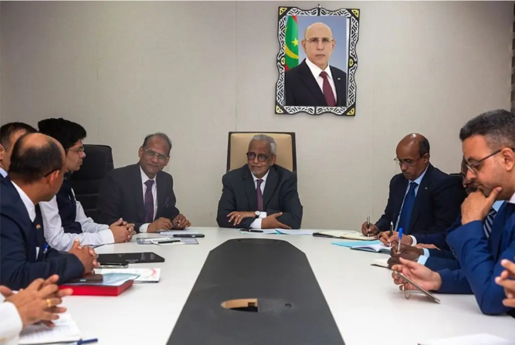 Mauritanie-Inde : la coopération bilatérale évoquée par le ministre des affaires économiques avec l’ambassadeur indien