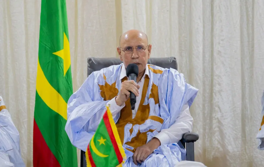 Le président Ghazouani révèle à Wadane un programme national pour la réhabilitation du réseau routier national